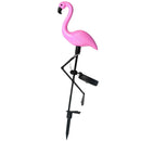 Lawn Lights Outdoor Decorative Stake Lamp LED Solar Pink Flamingo