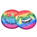 Reversible Sequin Round Patch Sew On Patch for clothes DIY Crafts 3c