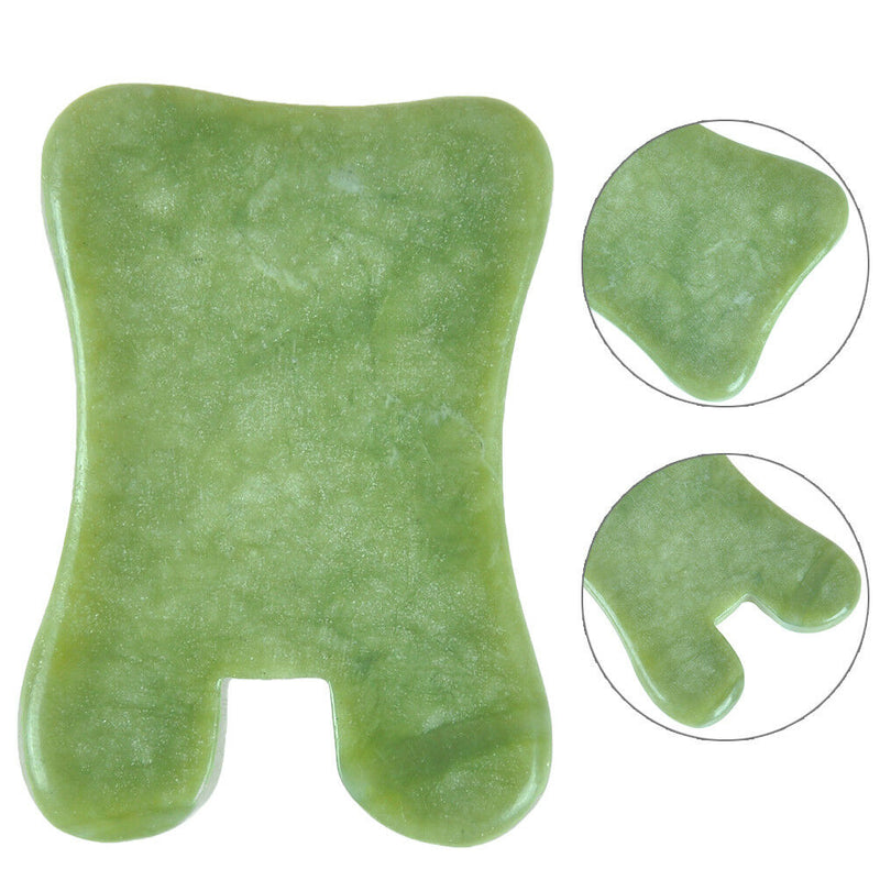 Gua Sha facial massage chinese medicine natural jade board scraping tool SPTOCA