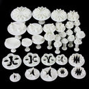 46Pcs Fondant Cake Mold Set Flower Cake Decorating Tools Kitchen Baking Mol