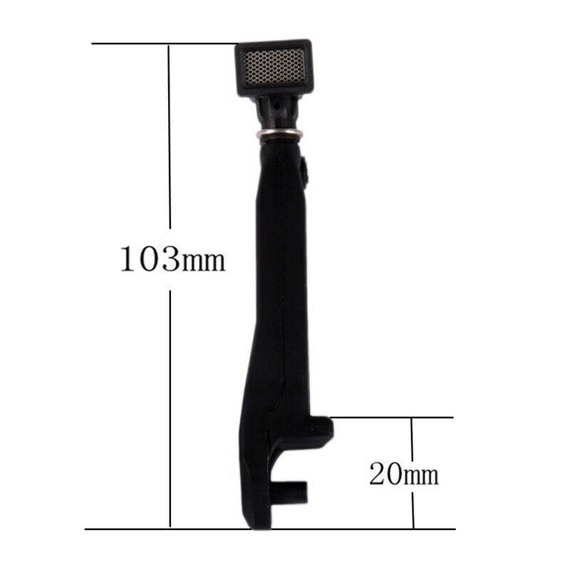 Black Rubber Snorkel for 1/10 RC Crawler Car Traxxas TRX-4 Defender TRX4 T4 B7U2