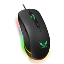 RGB Gaming Mouse Wired Mice Breathing Backlit Optical USB Mouse Programmable