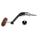 2pcs Reel Handle Knob Metal Wooden Rocker Arm Grip for Spinning Fishing Reel