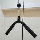 Fitness Pulley Cable System DIY Weights Loading Strap Lifting Triceps Rope Gym