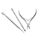 Nail Cuticle Nipper Spoon Pusher Remover Cutter Trimmer for Nail Art