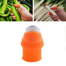 4pcs Thumb  Vegetable Finger Plant Cutter Tool Peppers Strawberries Picking