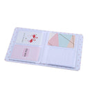 64 Pockets Foldout Album Photo Case Container for FujiFilm Card (Pink)