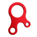 3 Holes Quick Knot Tent Rope Fastener Wind Cord Buckle Tensioner Red