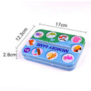 Kids English Wooden Memory Match Animal Number Flag Game Children Early Edu H3N2