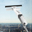 Glass Cleaning Brush With Water Spray Window Cleaner Aluminum Long Handle W