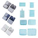 8Pcs Travel Storage Bag Set For Clothes Luggage Packing Square Organizer Su