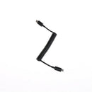 3FT 1M Spring Coiled Micro USB B to Mini USB 5 Pin Male Adapter Spiral cable  Z