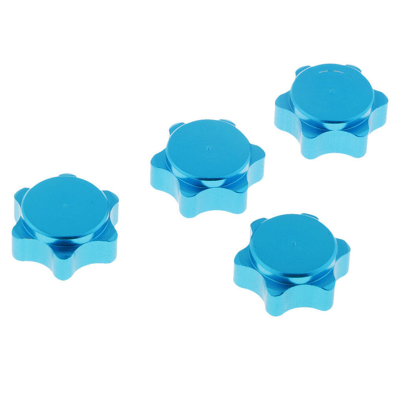 17mm Wheel Hub Hex Nut Fine Anti-dust Covers 4Pc for 1/8 HSP 94886 RC Models