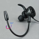 For PUBG Mobile Gaming Earphone Headphones with Mic Noise Isolating Black