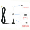 5db Universal Roof With Extension Cable Magnetic Base Signal Booster Car Antenna
