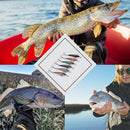 6pcs Minnow Printed Fishing Lures 5cm 2.2g Bionic Bait Artificial Crankbait