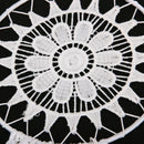White Handmade Lace Dream Catcher Feather Bead Hanging Decor Ornament