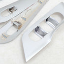 Matte Car Inner Door Handle Armrest Window Switch Cover Trim Left Hand Driv O2X8
