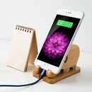 Cartoon Elephant Bamboo Storage Rack Mobile Phone Holder Portable Portable