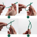 100 Pieces Adjustable Garden Plant Twist Ties, 6.7 Inch Flexible Plastic TwiL8A2