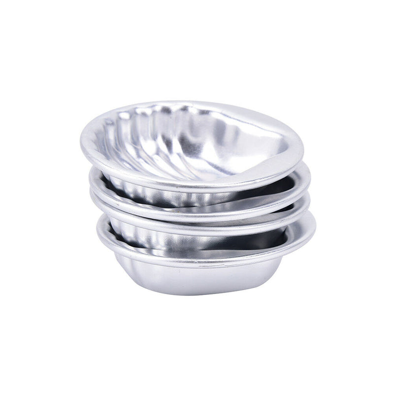 4Pcs bath bomb molds sea shell shape aluminum alloy bathing tool accessories Gw