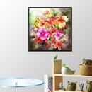 Flowers 5D Round Diamond Painting DIY Craft Needlework Cross Stitch Set