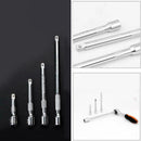 4pc 1/4" LONG Extension Extender Bar Set 2" 3" 4" 6" Ra Wrench Drive T2T4 S N6D6