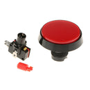 2 Pack LED Illuminated Push Button for Arcade Game Machine Red