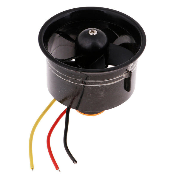 Replacement Black, 64mm Ducted Fan| QF2611-4500KV | Brushless Motor for EDF Jet