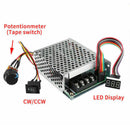 DC10-55V 12V 24V 36V 60A PWM Motor Speed Controller CW CCW Reversible Swit QSQ