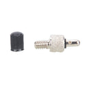 10pcs Nickel Plated Brass Bike Tire Valve Core with Cap Bicycle Schrader Valve,a