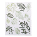 Green leaf clear stamp silicone seal flower stamp DIY scrapbook album decorBX