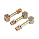 5x Furniture Cabinet Fixing Screw Locking Cam Bolt Nut Fittings