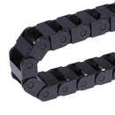 10 x 20mm Black Plastic Drag Chain Cable Carrier For CNC Router Mill M&O