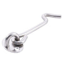 1set Stainless Steel Cabin Hook Eye Shed Gate Door Latch Silent Holder Silv I8U9