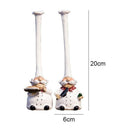 1 Pair of American Village Retro Top Hat Chef Plastic Decoration Creative K X9R6