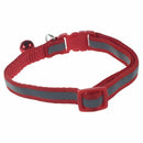 Adjustable Reflective Breakaway Pet Collar with Bell for Cat Dog, 3 Pieces, E3L4