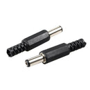 50 Pcs 5.5x2.1mm Male Solder DC Power Barrel Tip Plug Jack Straight Connect N5W8