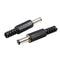 50 Pcs 5.5x2.1mm Male Solder DC Power Barrel Tip Plug Jack Straight Connect N5W8