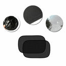 Black 4x Car Rear Side Window Sun Shade Static Cling Visor Screen Shie AFQ