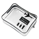 Unisex TPU Transparent Waterproof Cosmetic Bag Travel Makeup Organizer Case
