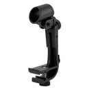 Pack of 2 Plastic Drum Microphone Clamp Holder Mic Clip-on Black Percussion