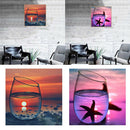 2pcs 5D Diamond Painting Full Drill and Embroidery Cross Stitch Kit DIY Gift