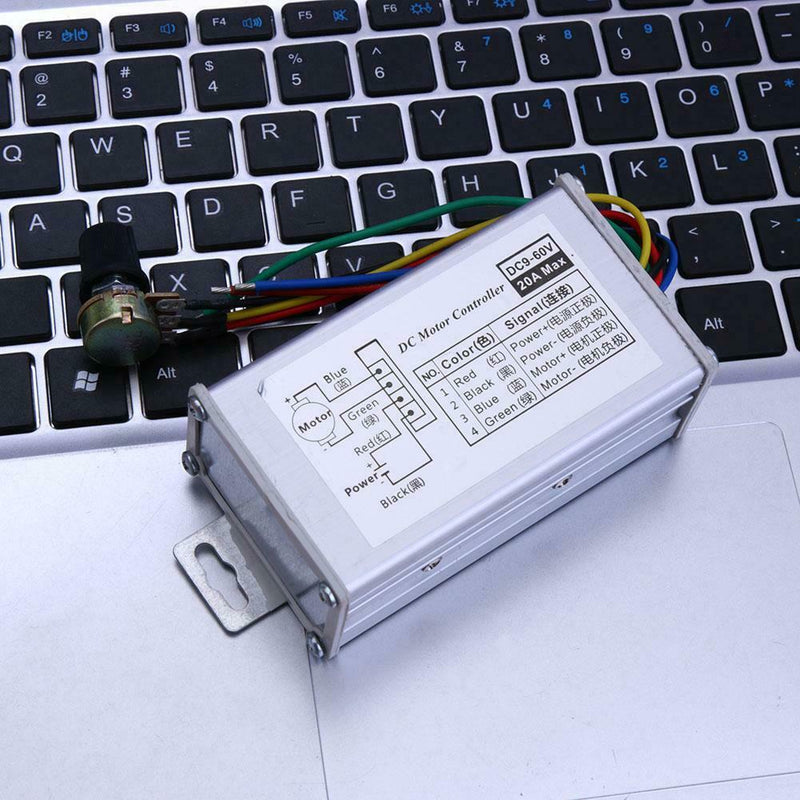 DC 9-60V 20A PWM AC Motor Speed Regulator Controller Module A