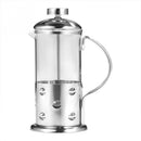 Stainless Steel Glass French Press Coffee Cup Tea Maker Cafetiere Filter Ki I7V7