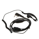 Earbud with Push to Talk Microphone for Kenwood Two Way Radio Walkie Talkie