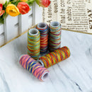 5pcs Rainbow Color Sewing Thread DIY Embroidery Sewing Yarn Knitting ThreadLJ