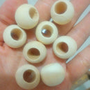 1 pack of 20 natural round DIY beads - 20mm