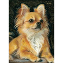 Full Drill Round Diamond Painting Dog Cross Stitch 5D Embroidery Bead Art
