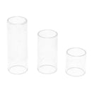 Set of Glass Transparent Guitar Slide 28/50/69mm for Guitar Parts